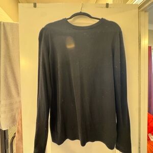 lululemon athletica Men's Black Crewneck Sweater